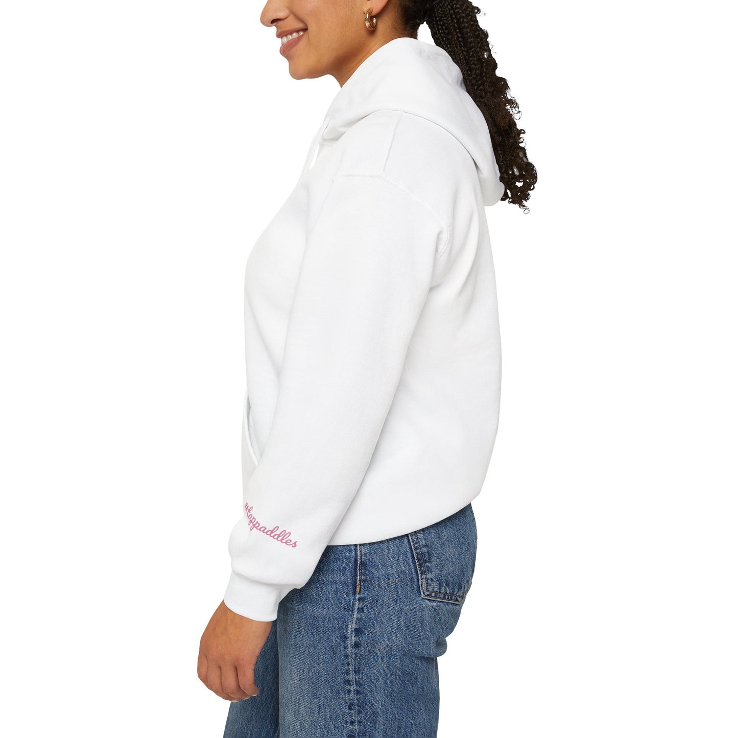 Kara’s Pickleball Retro Hoodie -#tappaddles on sleeve (or your name)