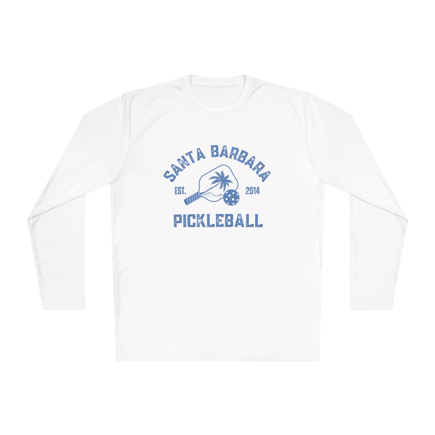 Santa Barbara Pickleball - Unisex Moisture Wicking SPF 40, Lightweight Long Sleeve Tee