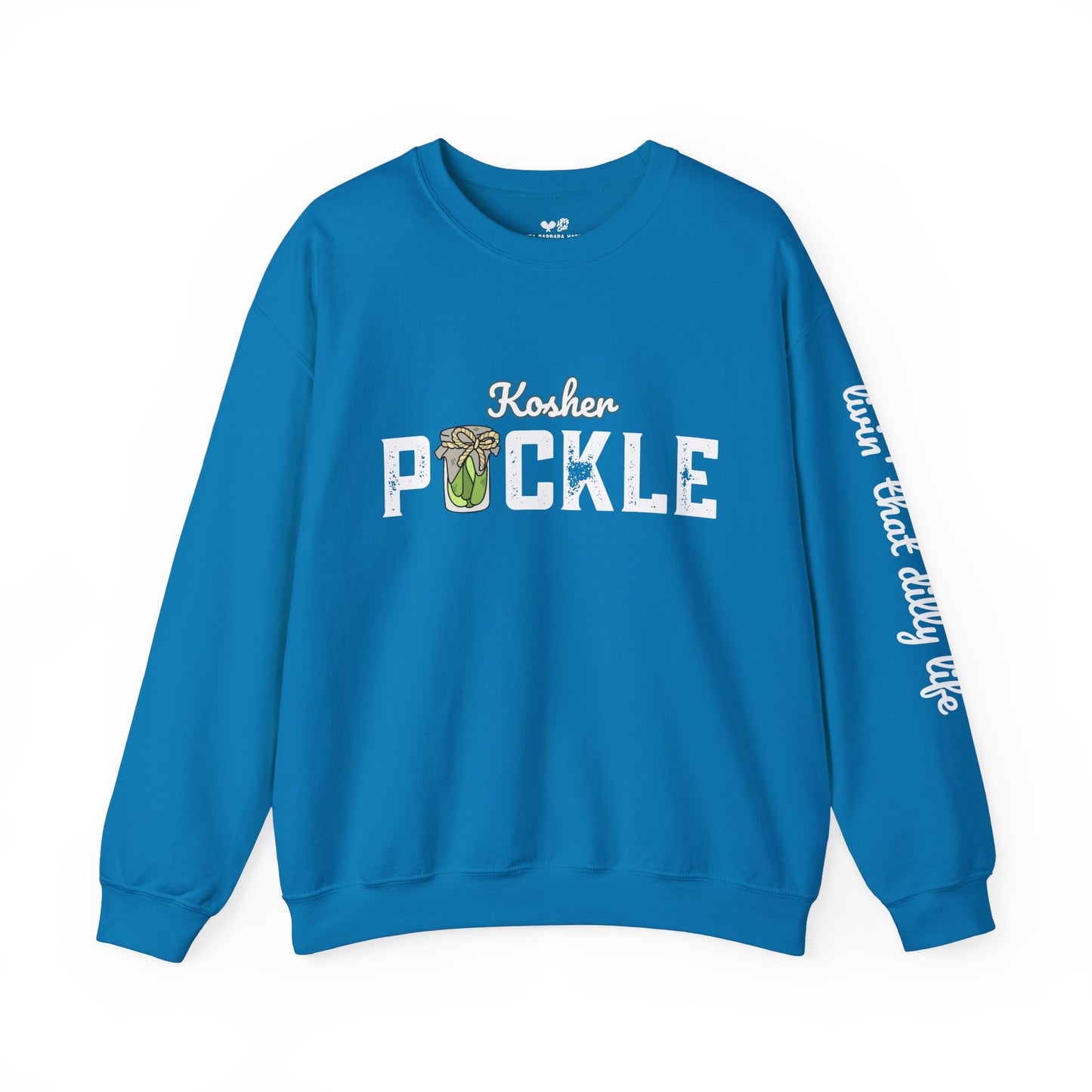 PICKLE Kosher Crew 50/50 Plush/Unisex - can customize sleeve w/ name