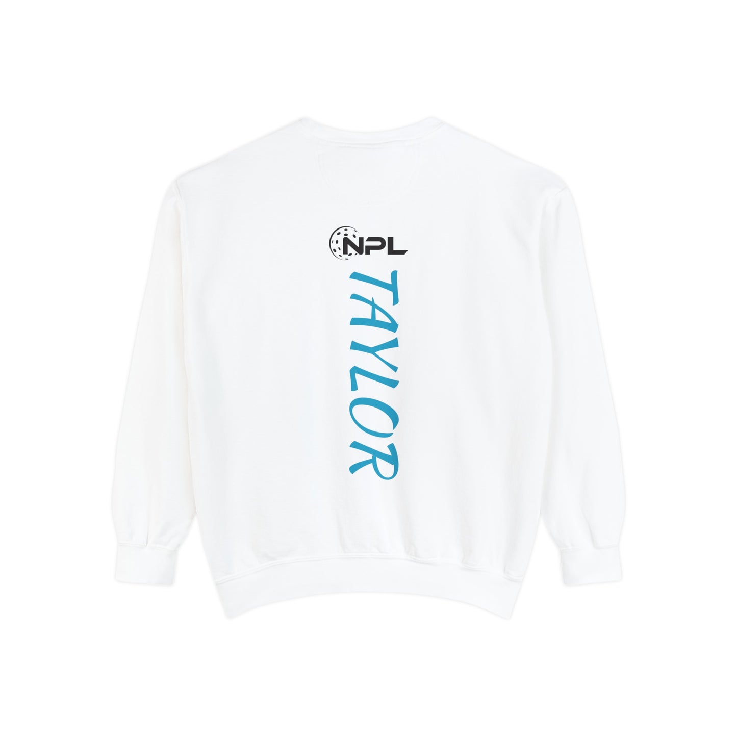 Boca Raton Picklers NPL Team Beachy Garment Dyed Crew - last name on back