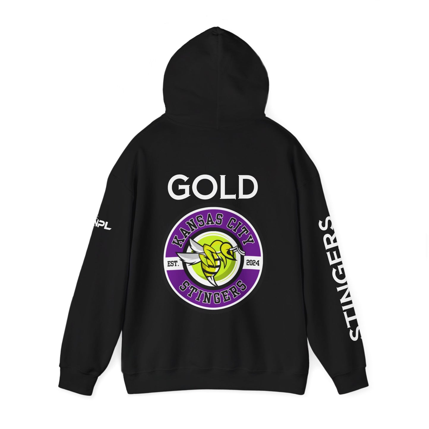 GOLD Kansas City Stingers - Customize Back - Unisex 50/50 Hoodie