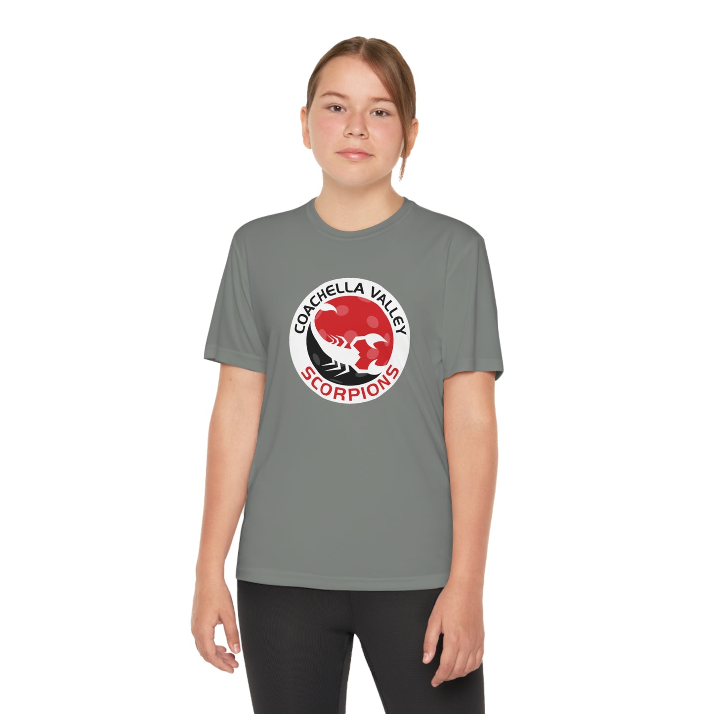 Coachella Valley Scorpions - Youth Competitor Tee, Moisture Wicking -customize back