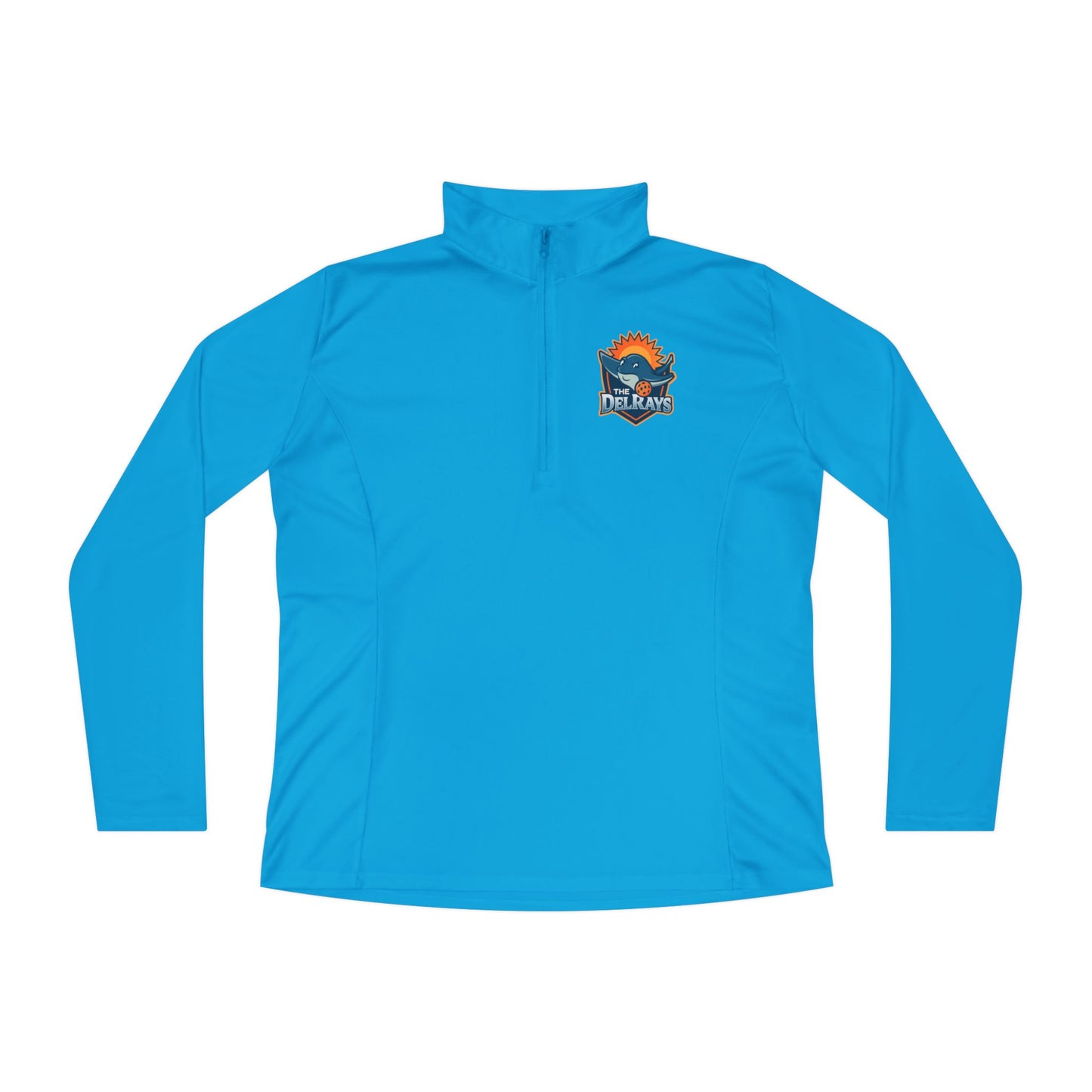 The Del Rays - SPF 40 Sport Tek Ladies Quarter-Zip (add name back only)