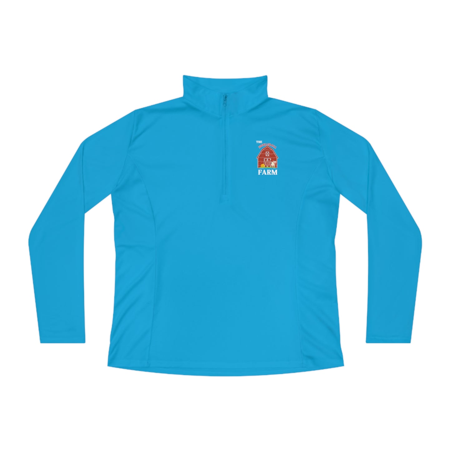 The Pickleball Farm - Ladies Quarter-Zip Pullover