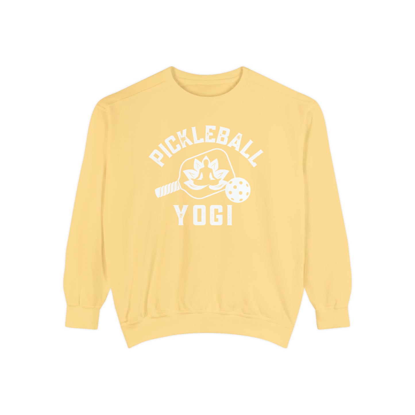 Pickleball Yogi - Unisex Garment-Dyed Sweatshirt