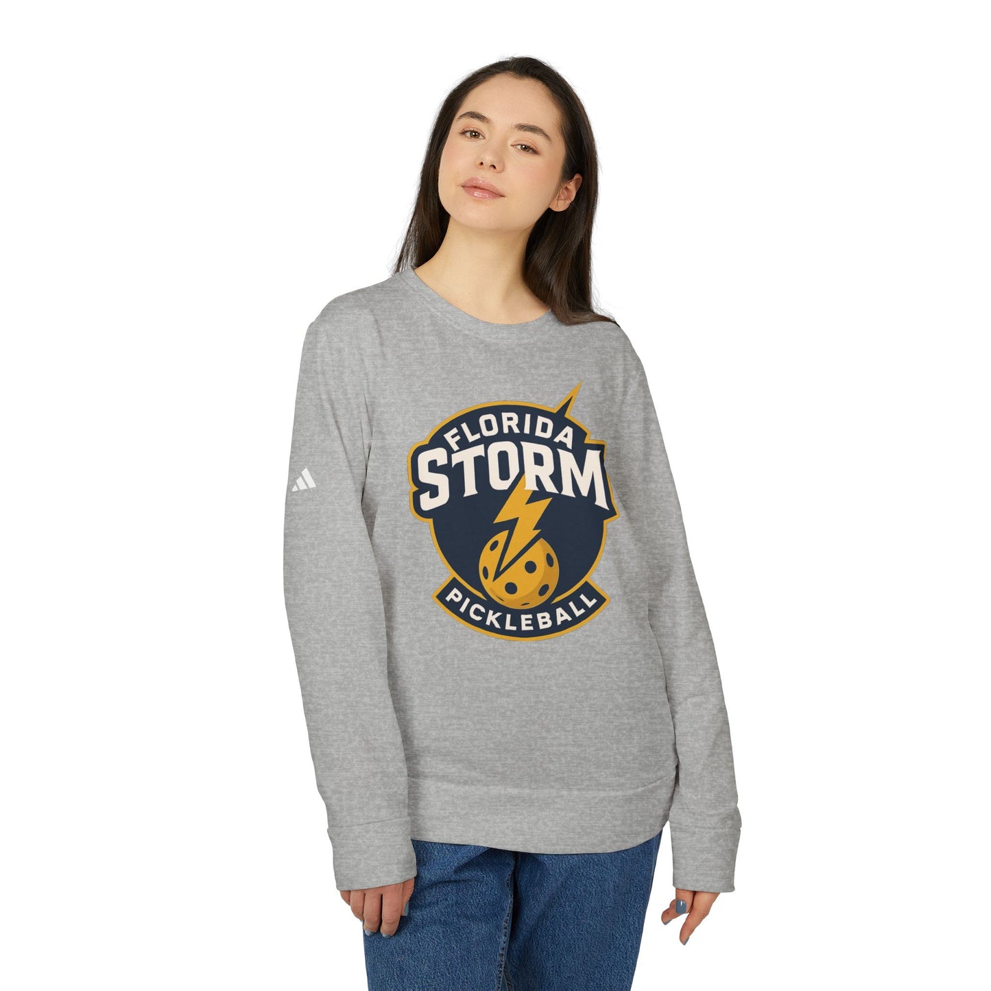 Florida Storm warmer Adidas Unisex Fleece Crew 2 sided