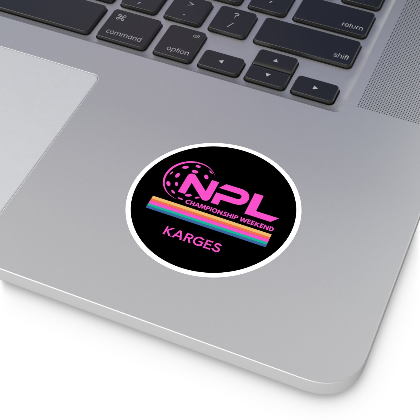NPL Round Stickers, Indoor\Outdoor - Can Customize Name FREE