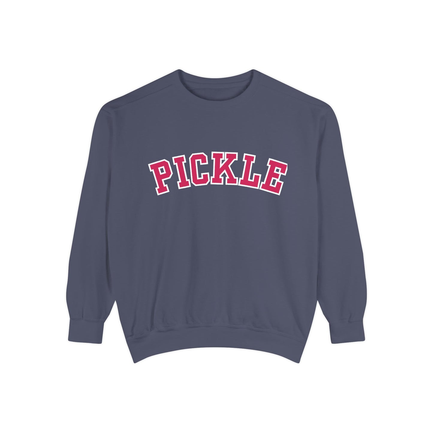 PICKLE Unisex Garment Dyed Medium Weight Collegiate Crew - can customize back
