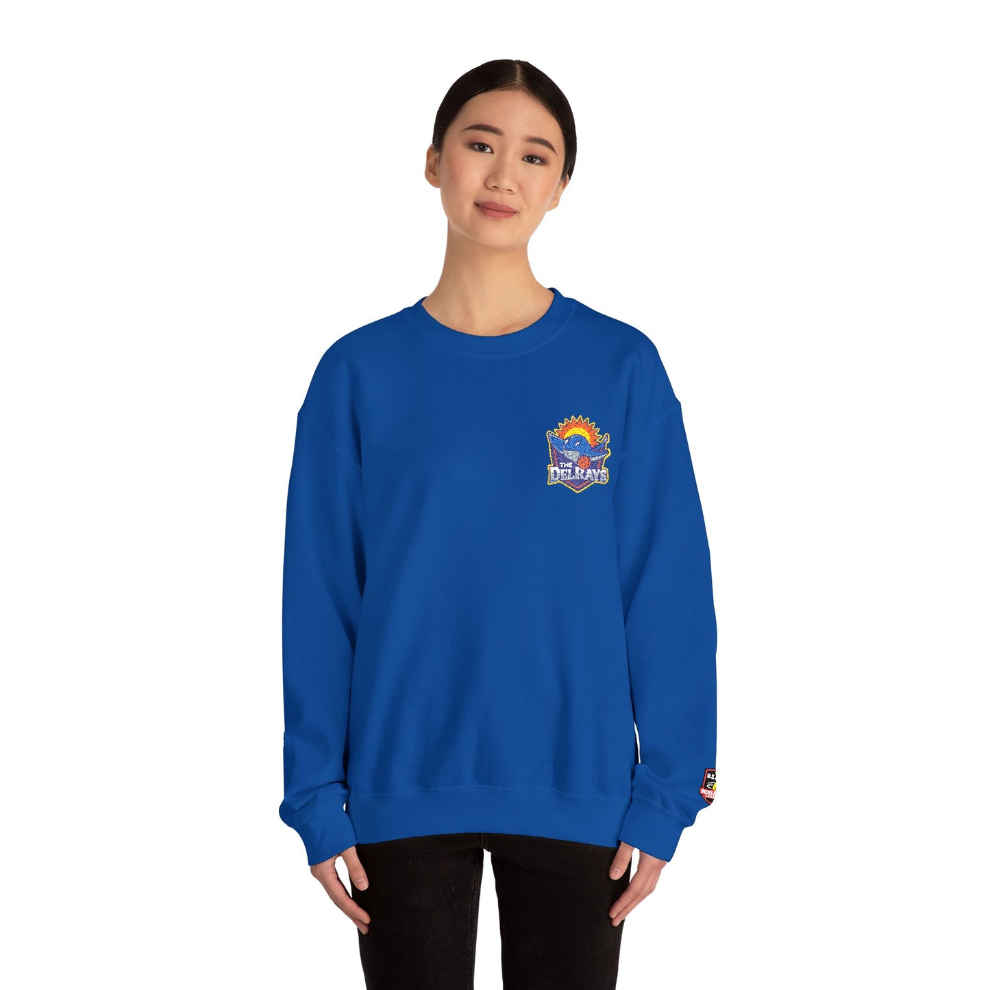 The Del Rays Unisex Embroidered Left Chest, Cuff only Crew