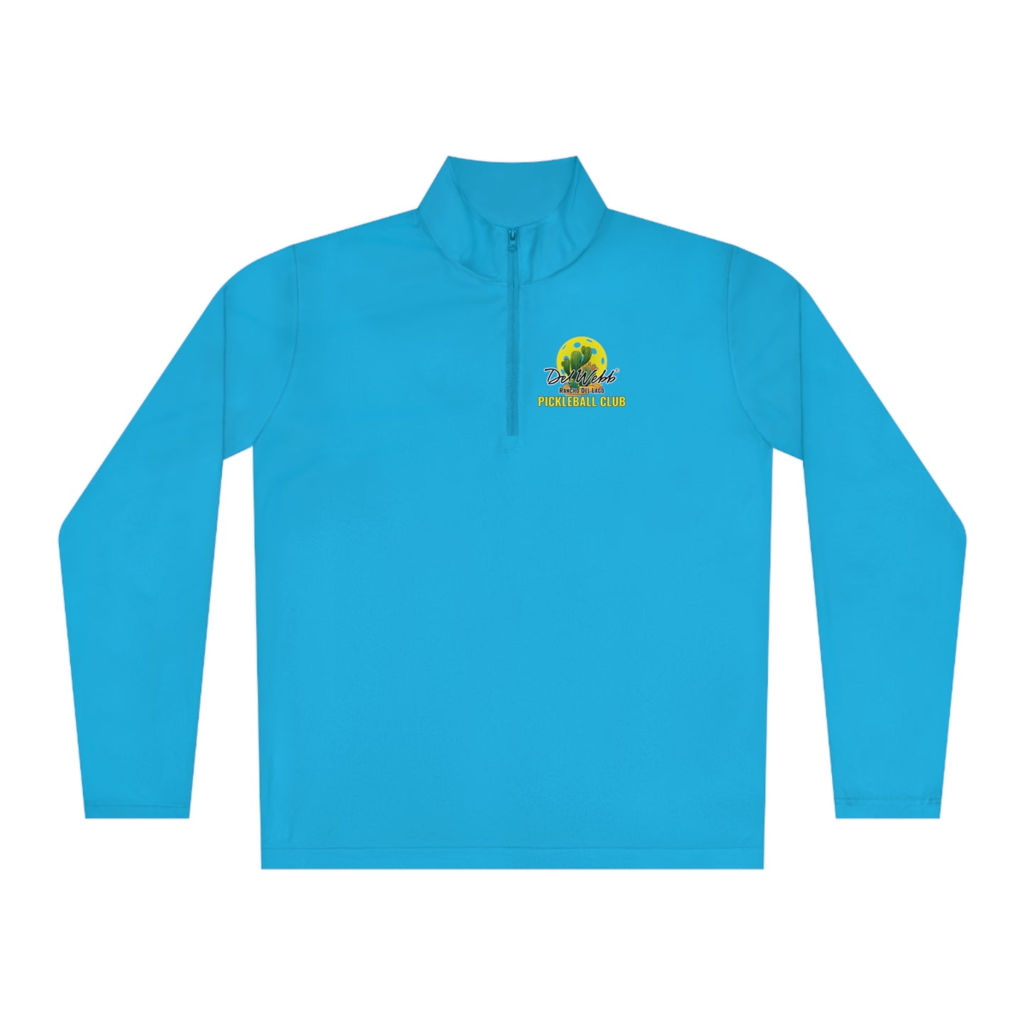Del Webb Pickleball - Moisture Wicking SPF 40, Unisex Quarter-Zip Pullover