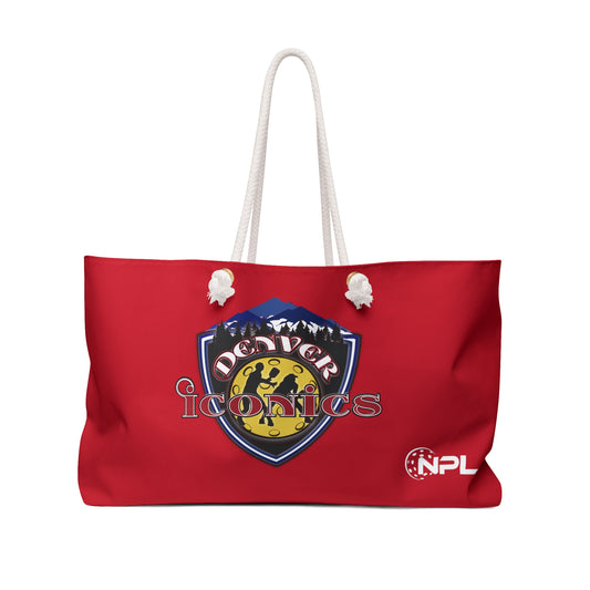 Denver Iconics NPL Team -Pickleball Weekender Bag - Customize Name