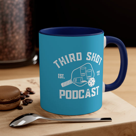 Third Shot Podcast Morning Podcasters Coffee Mug, 11oz