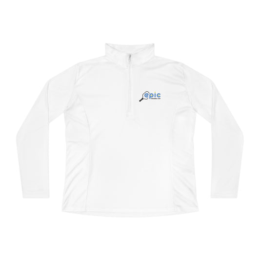 Epic Pickleball - SPF 40, Moisture Wicking, Ladies Quarter-Zip Pullover