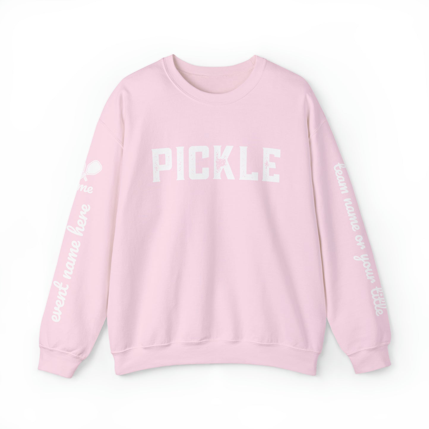 Customize my 4 sided PINK PICKLE Crew - Please put customization in notes section
