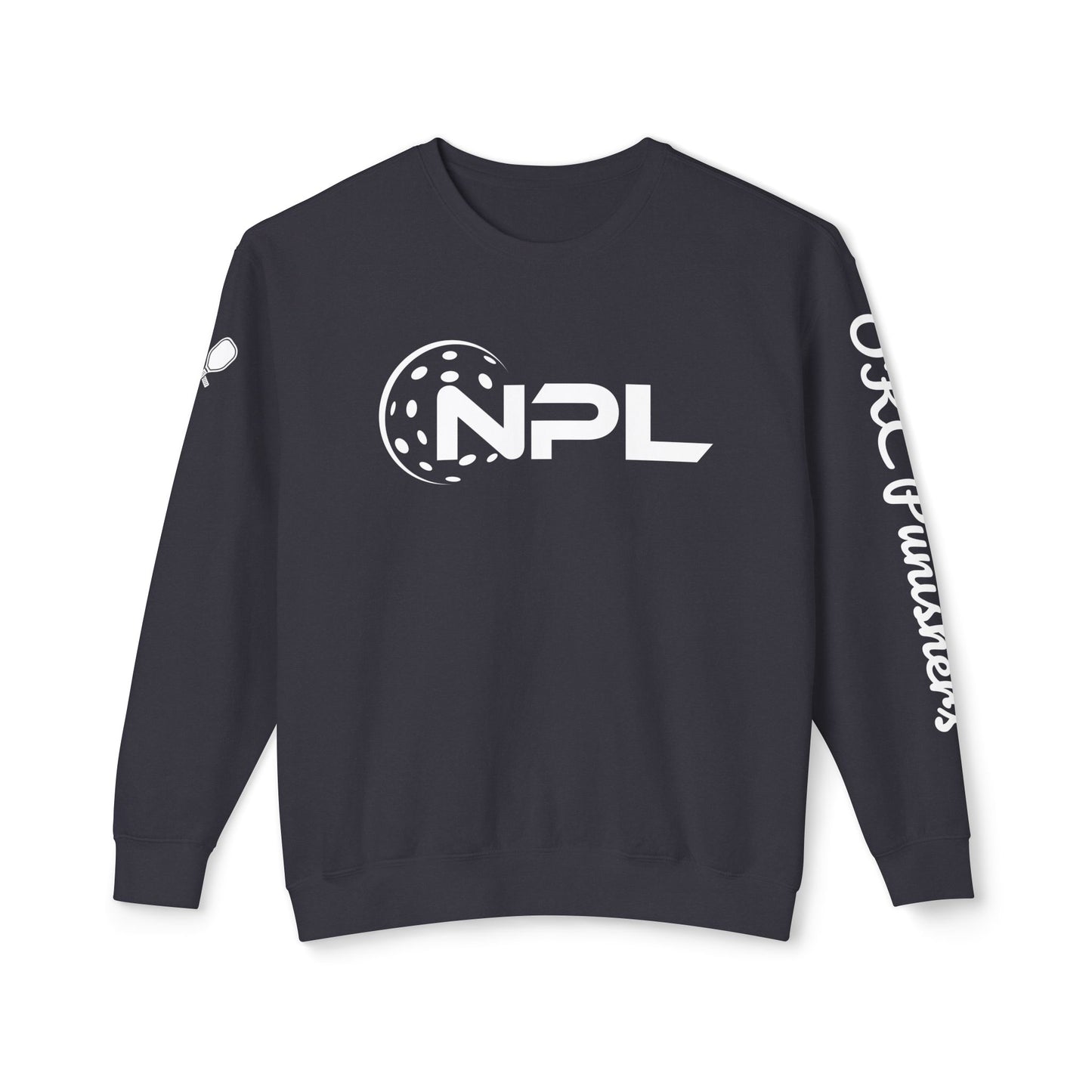 NPL Garment Dyed- Unisex Garment Dyed Lightweight Crew - Customize Sleeve w/ Name