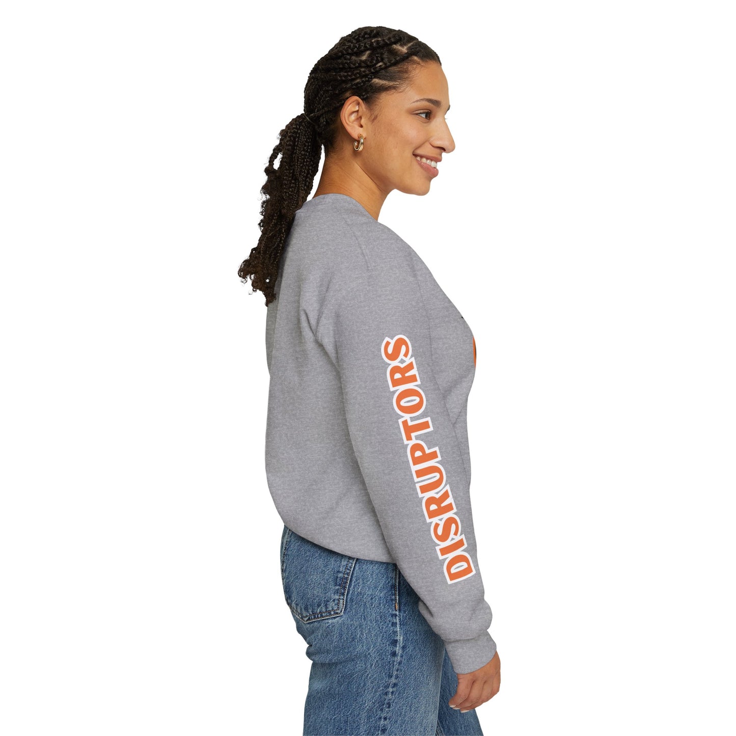 Detroit Disruptors Unisex Crew -Customize Sleeve or Back w/ Name- (add in instructions)