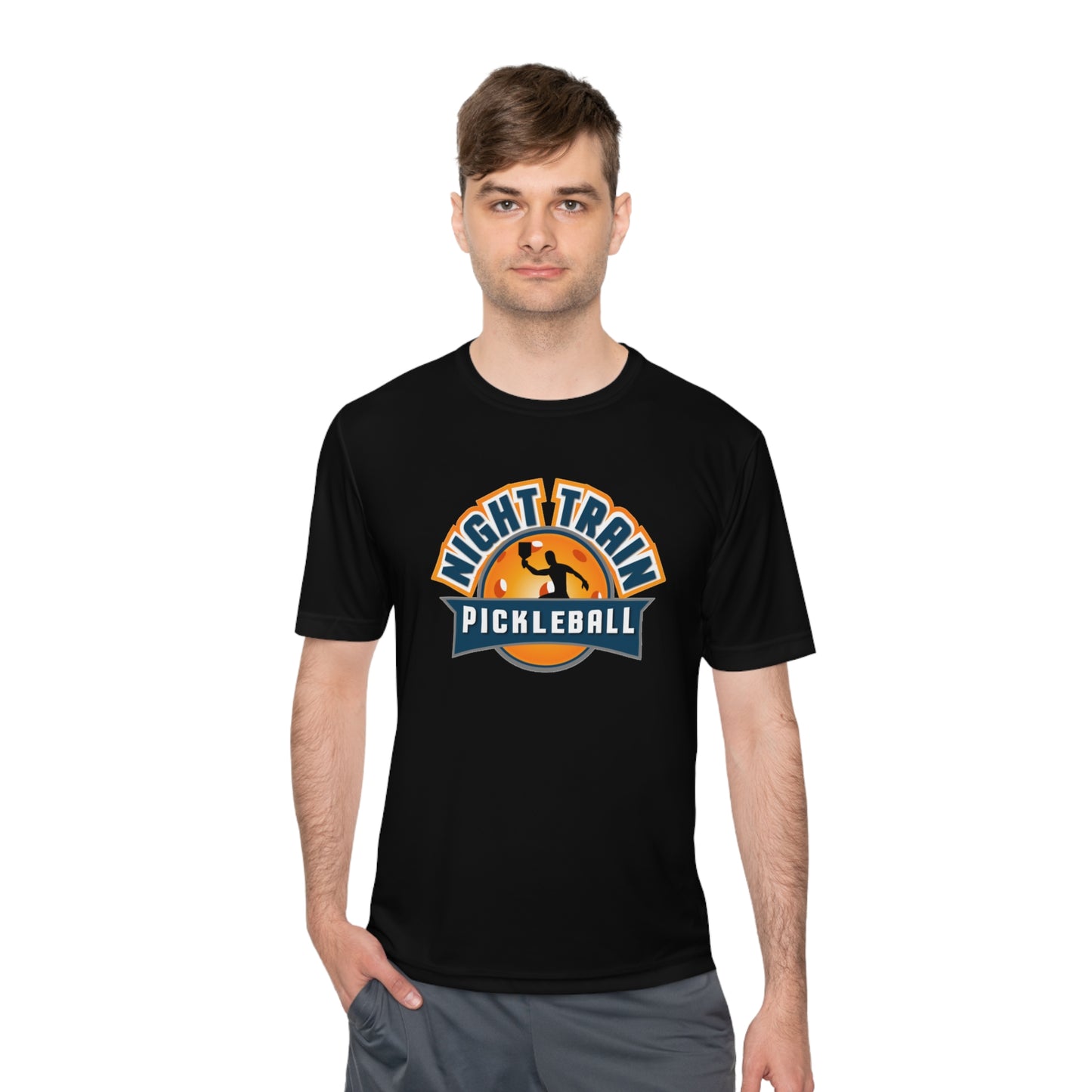 Night Train SPF40 Unisex Men’s Cut Moisture Wicking Tee -