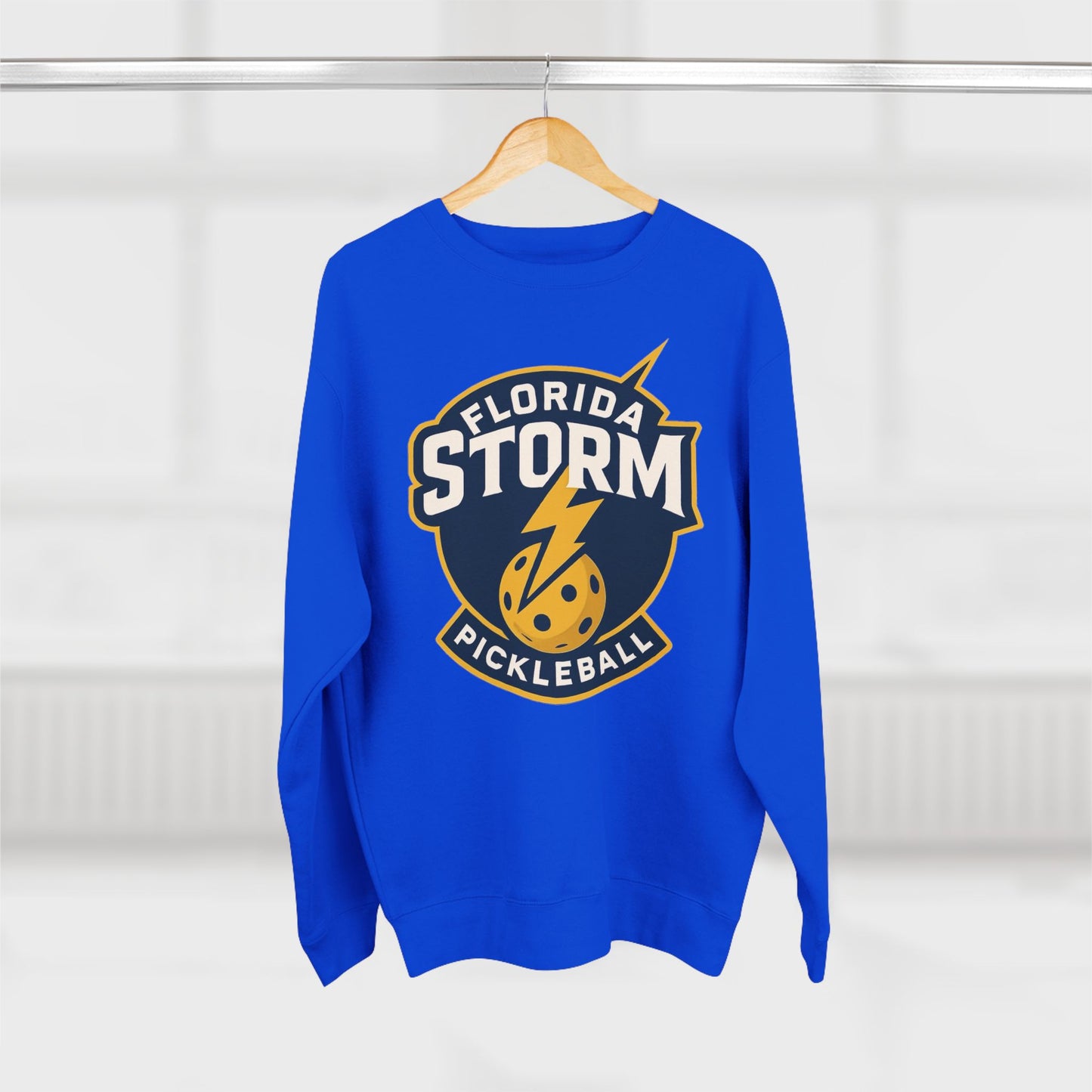 Florida Storm Unisex Crew- 2 sided (can personalize) warmer  80% cotton, 20% polyester