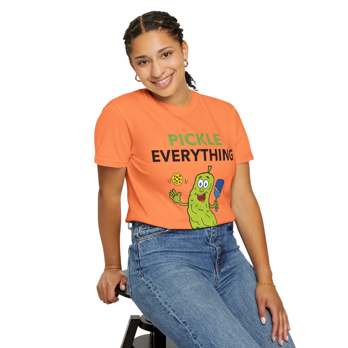 Pickle Everything Unisex Garment-Dyed T-shirt