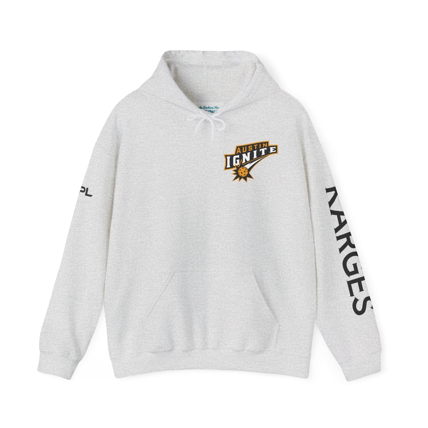 Austin Ignite NPL Team (All caps last name sleeve) Large logo back