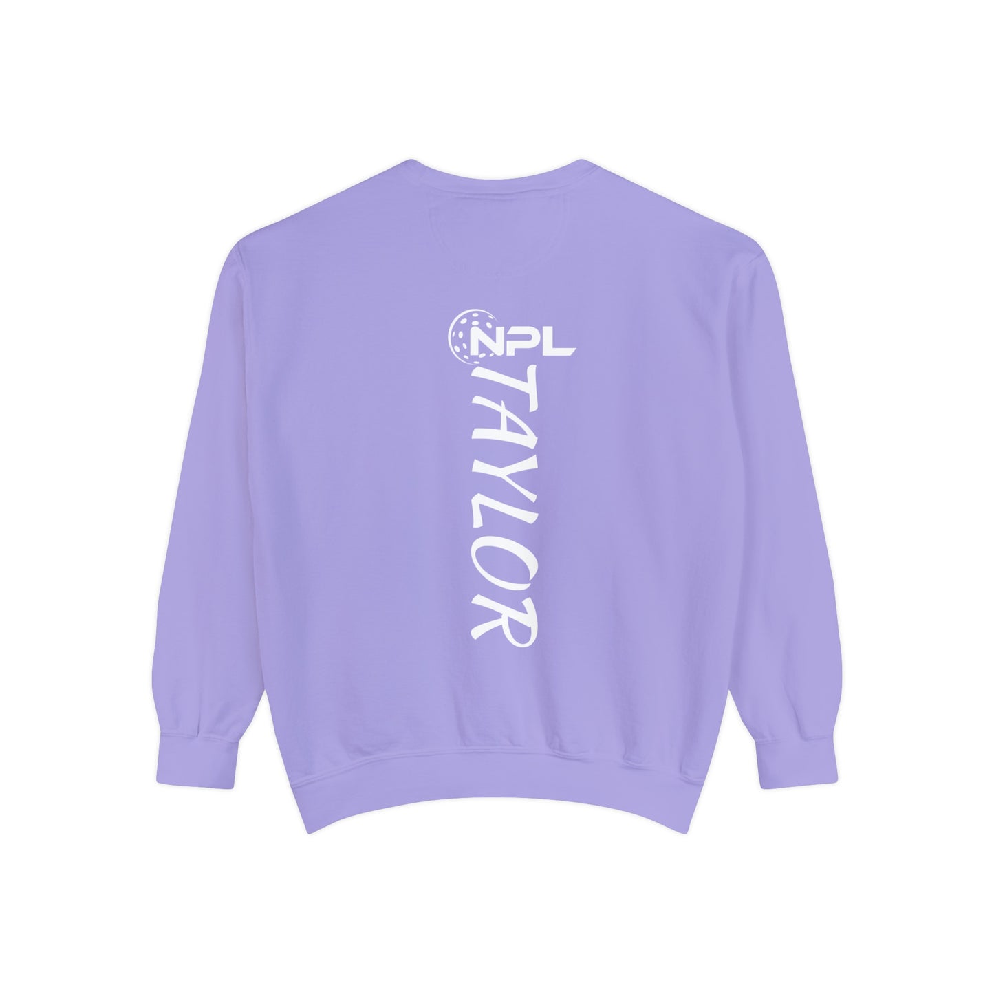 Boca Raton Picklers NPL Team Beachy Garment Dyed Crew - last name on back