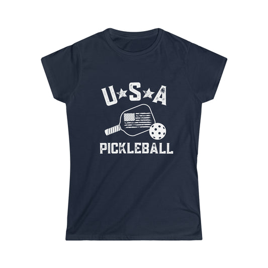 USA Pickleball - Women's Softstyle Tee