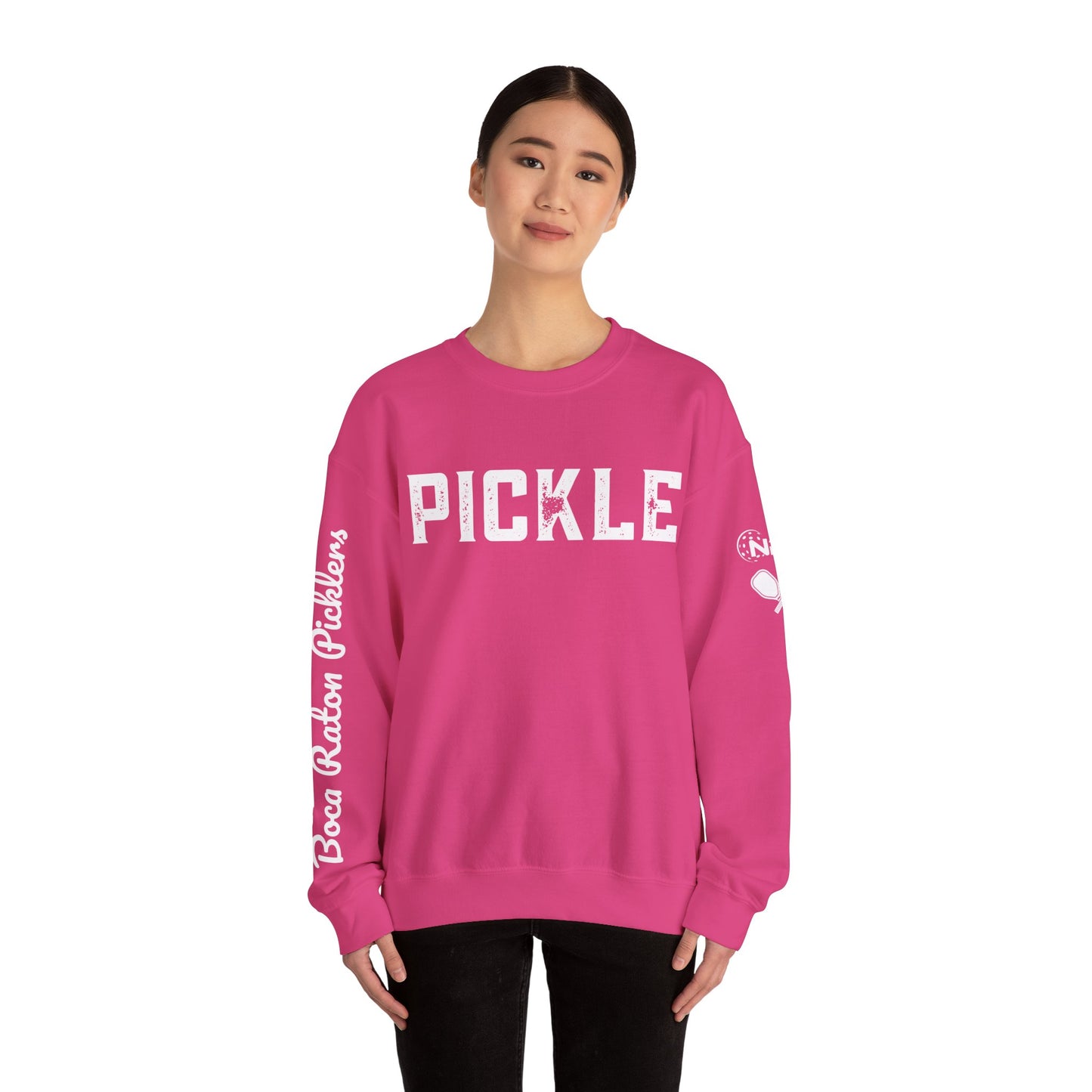 Boca Raton Picklers NPL Team - Custom Crew/Sleeves Boca Raton Picklers - personalize sleeve and or back