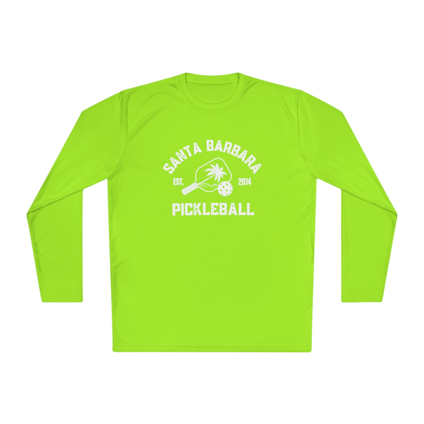 Santa Barbara Pickleball - Unisex Moisture Wicking SPF 40, Lightweight Long Sleeve Tee