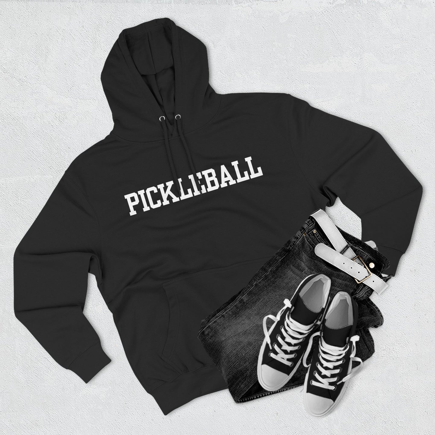 PICKLEBALL Unisex Coziest Lane 7 Hoodie 80% cotton, 20% poly - add name to back or any saying