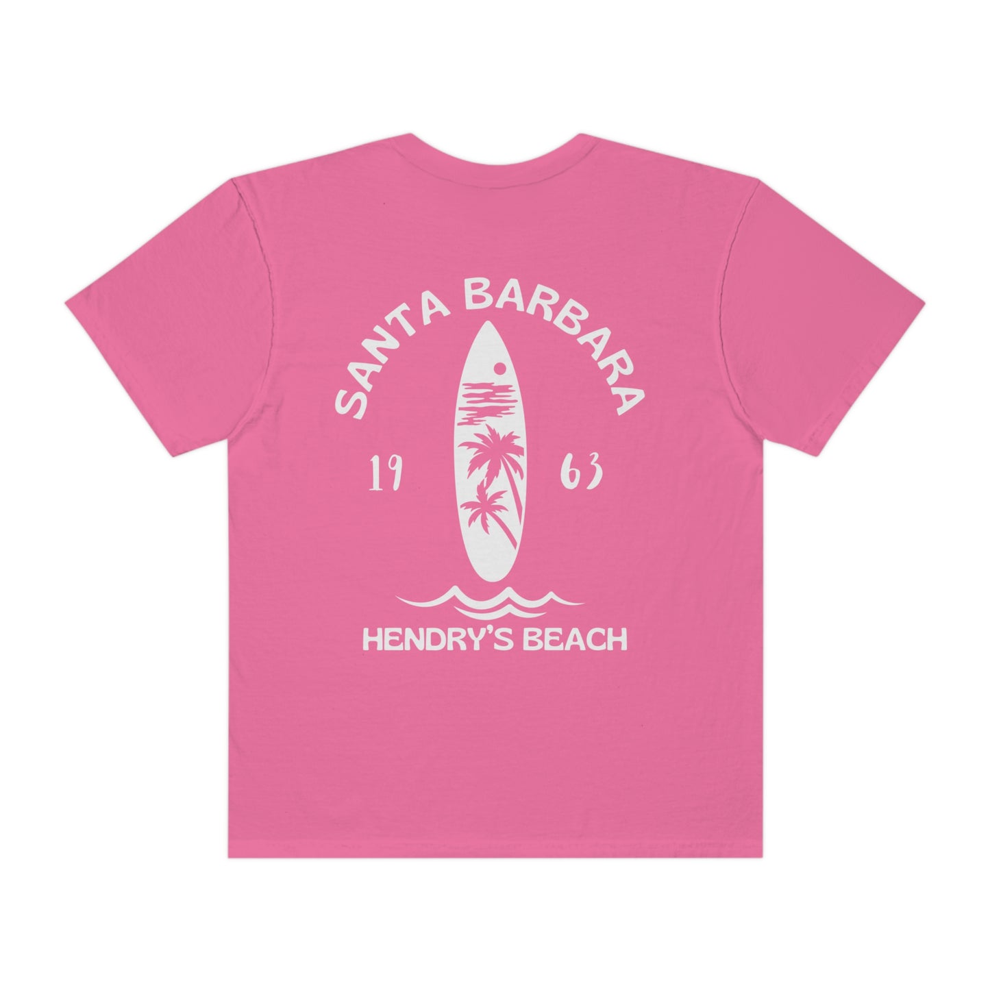 Santa Barbara Hendry’s Beach T-shirt - Comfort Colors- oversized fit