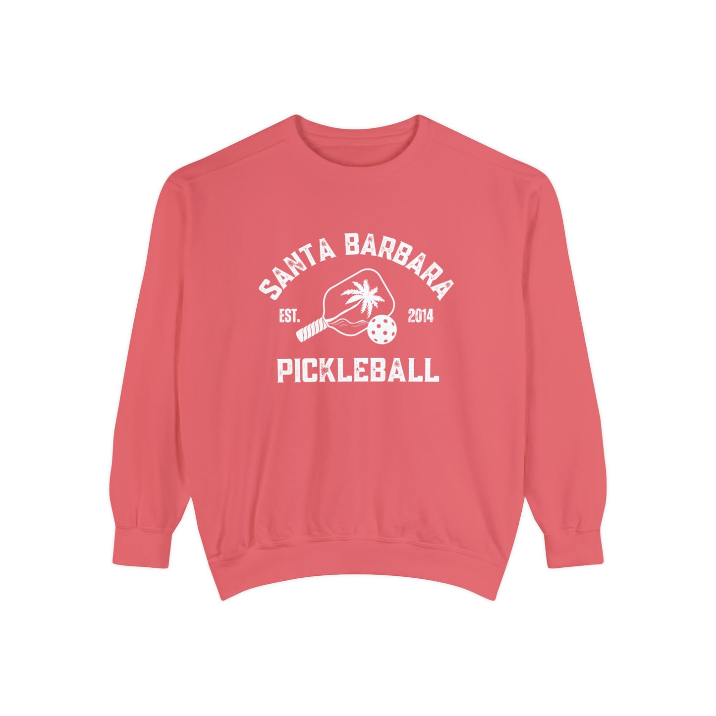 Santa Barbara Pickleball Beachy Comfort Colors -Garment Dyed Crews