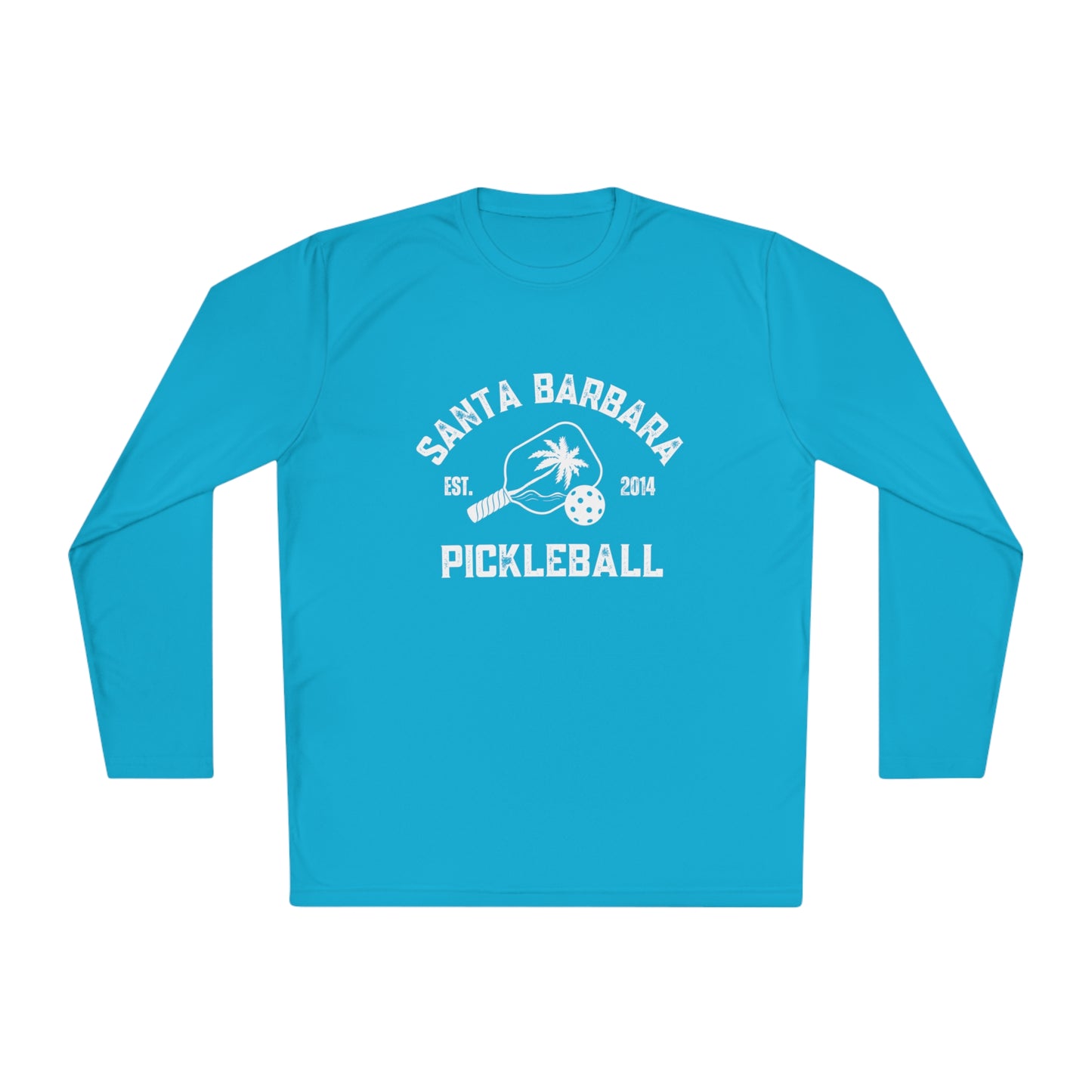 Santa Barbara Pickleball UNISEX (fuller cut), Light Weight, Moisture Wicking, SPF 40 Unisex Lightweight Long Sleeve Tee