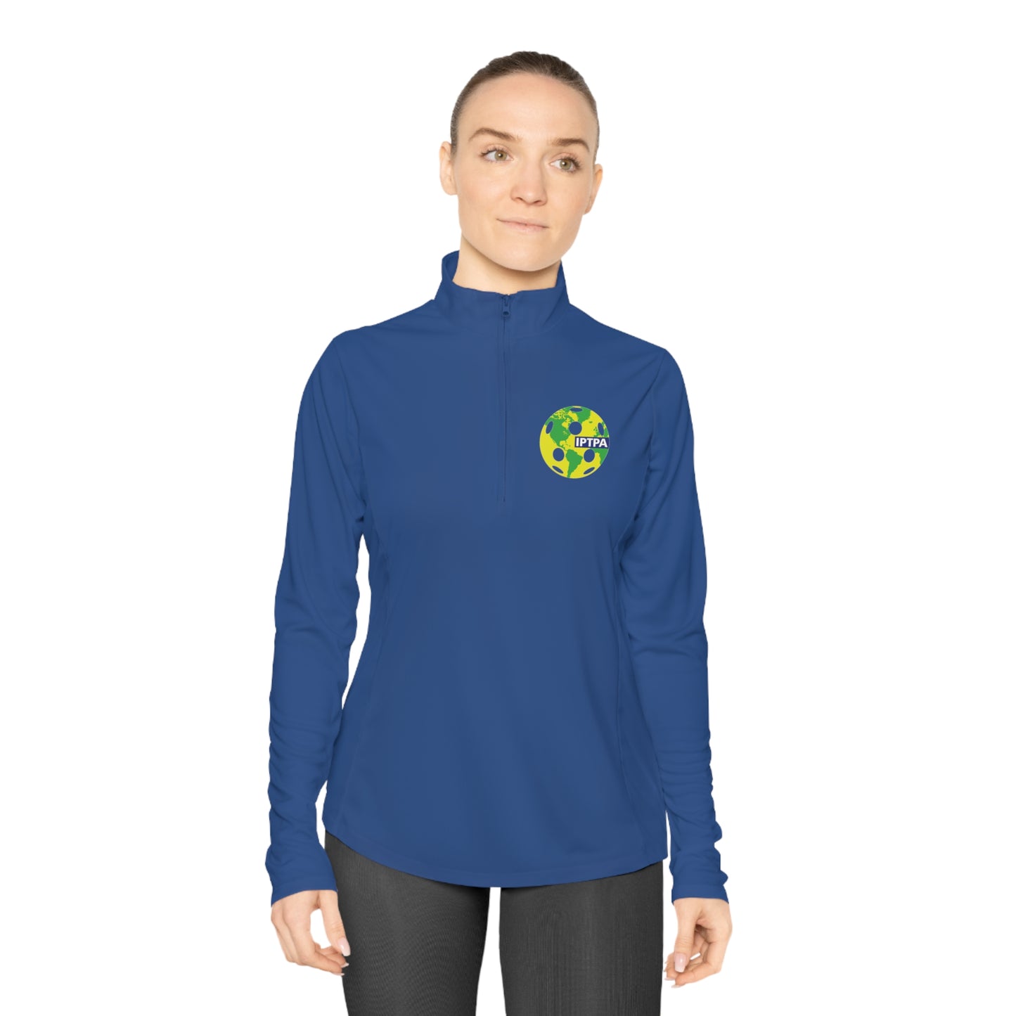 Alicia Ladies Moisture Wicking, SPF 40 - Quarter-Zip (customize name)