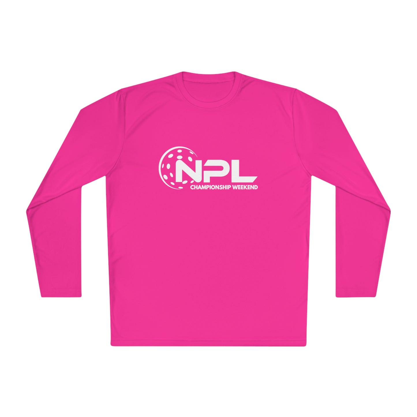 NPL Championship Weekend - Customize Back. -Unisex Cut Lightweight Long Sleeve Tee