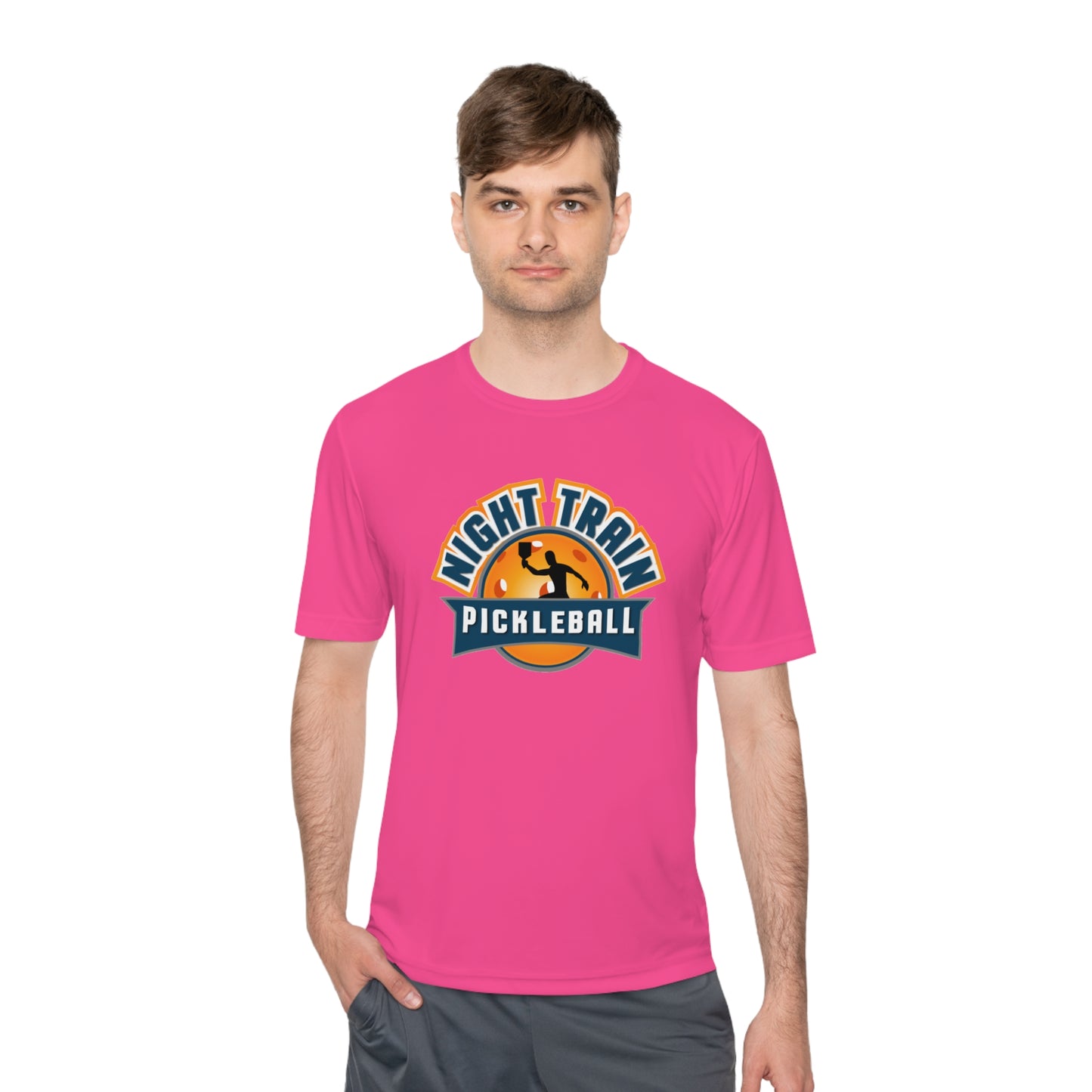 Night Train SPF40 Unisex Men’s Cut Moisture Wicking Tee -