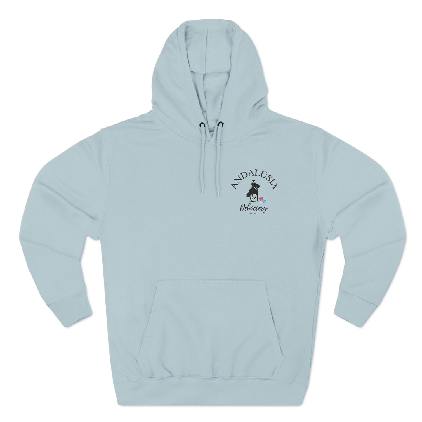 Andalusia Deboccery 80% cotton/20% poly plush - Lane 7 Three-Panel Fleece Hoodie