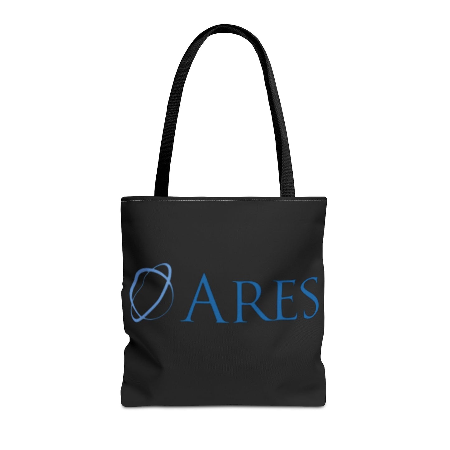 Ares Logo Tote Bag - Stylish Black Carryall for Everyday Use