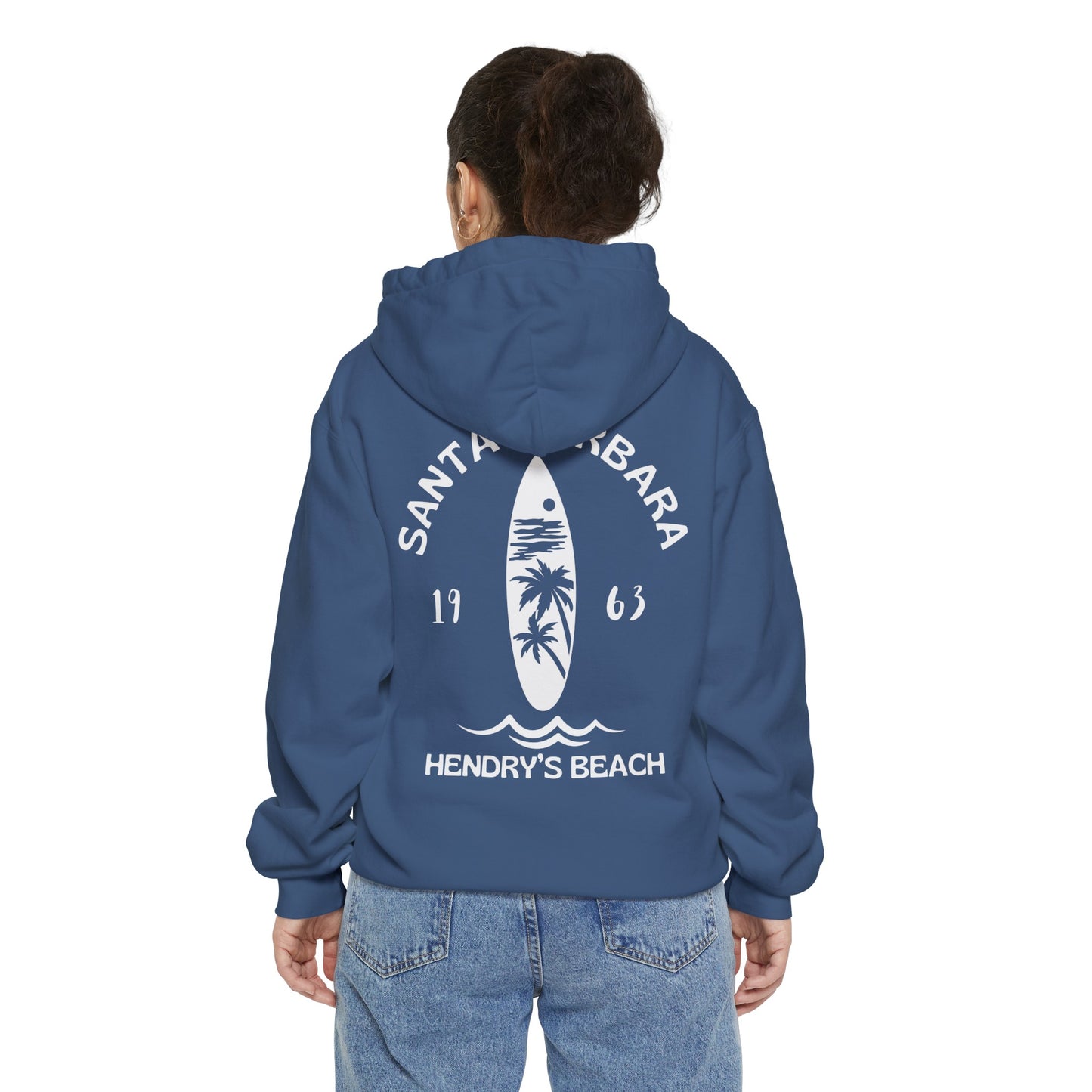 Santa Barbara - Hendry’s Beach -Hoodie - Comfort Colors