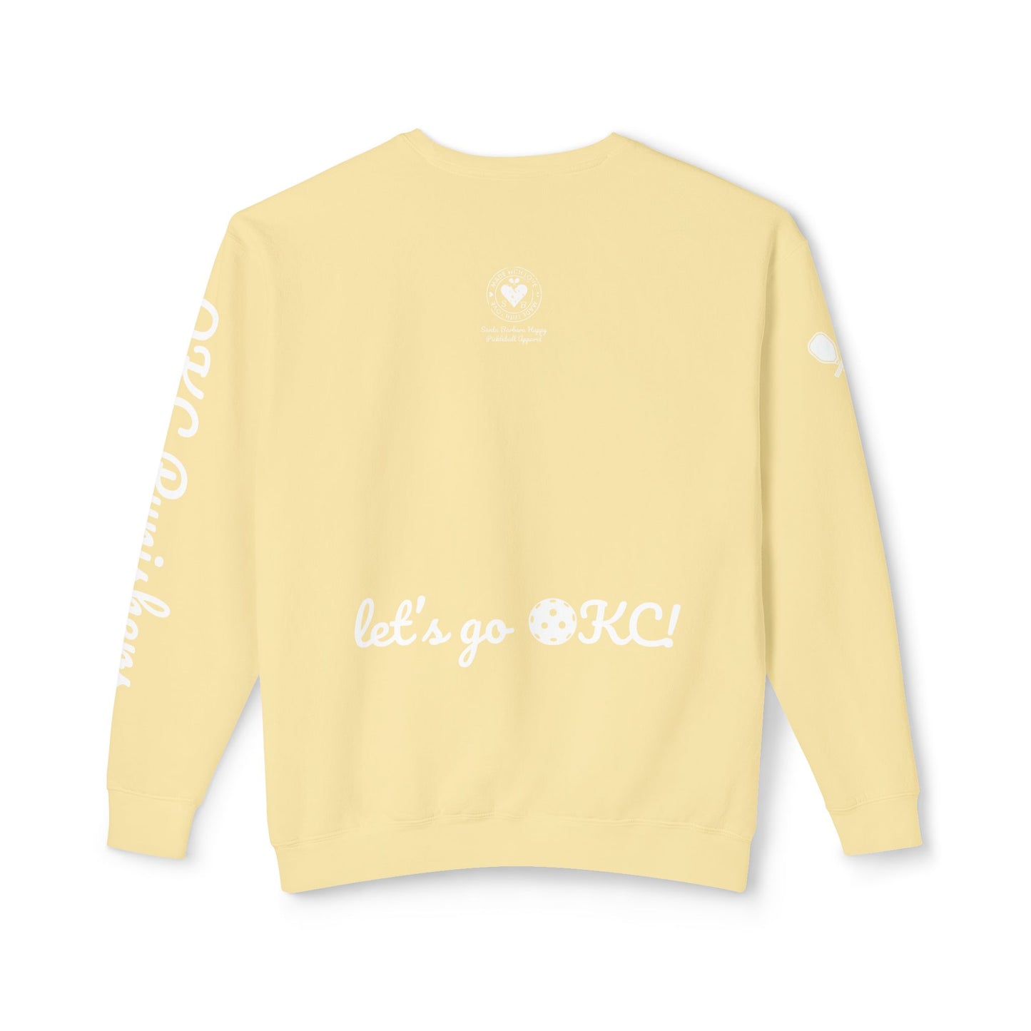 NPL Garment Dyed- Unisex Garment Dyed Lightweight Crew - Customize Sleeve w/ Name