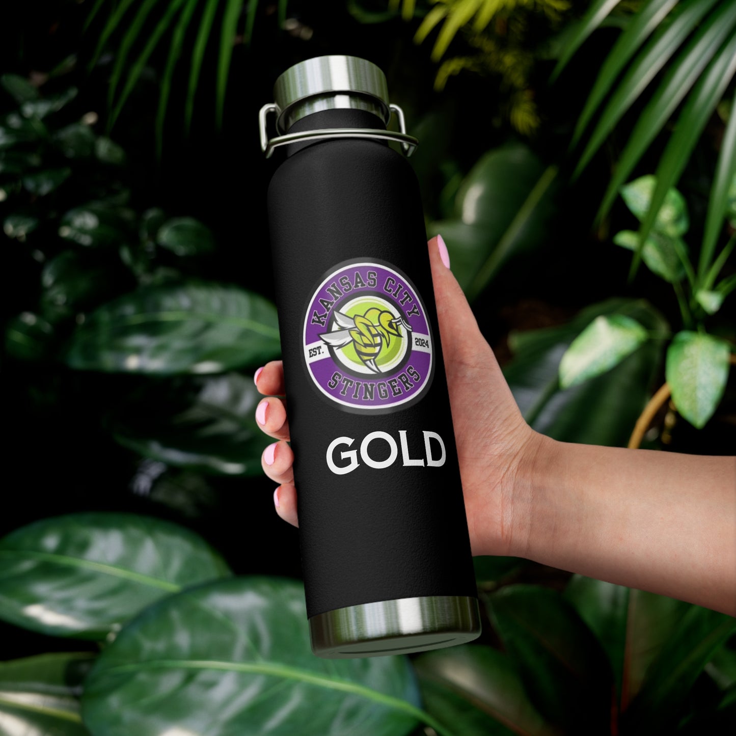 Kansas City Stingers Customized Copper Insulated Water Bottle -