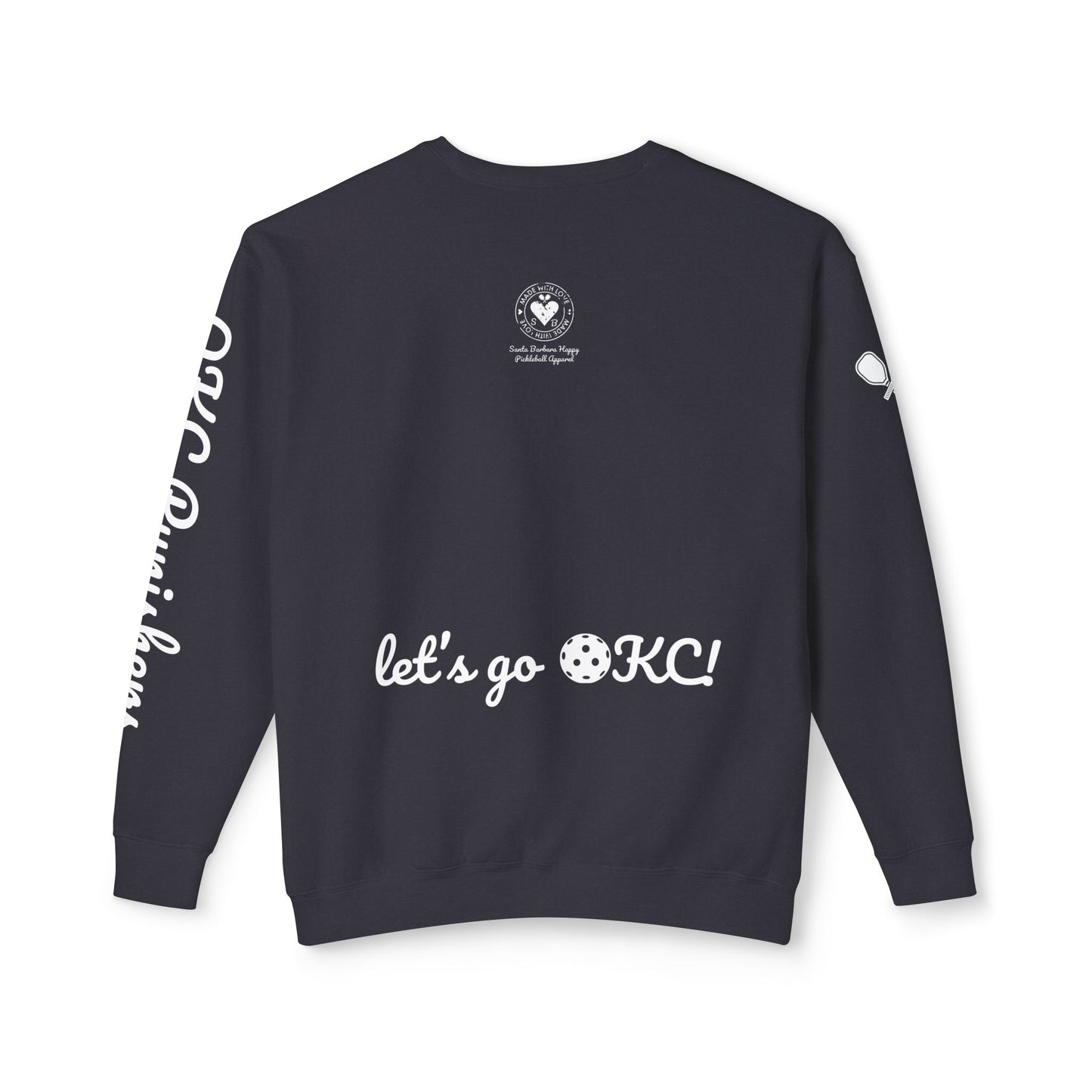 NPL Garment Dyed- Unisex Garment Dyed Lightweight Crew - Customize Sleeve w/ Name