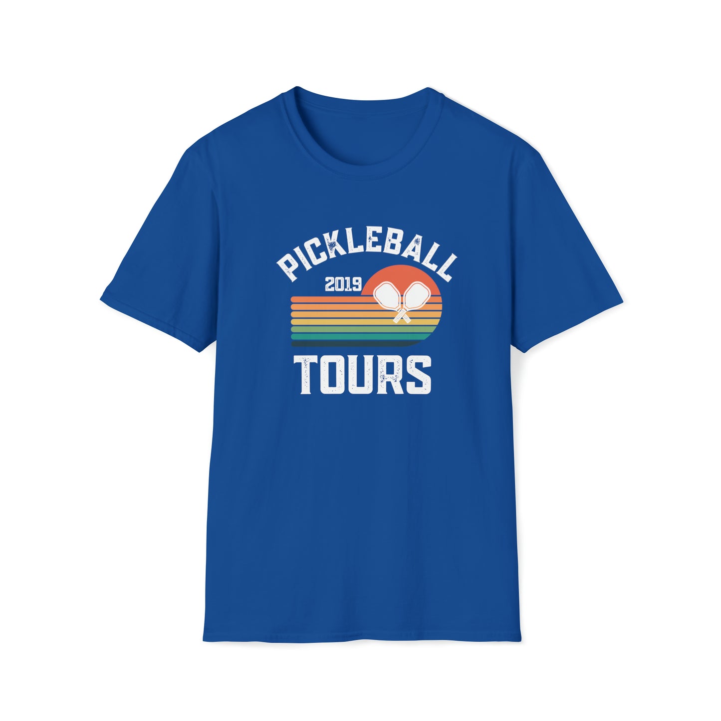 Pickleball Tours - Unisex Softstyle T-Shirt