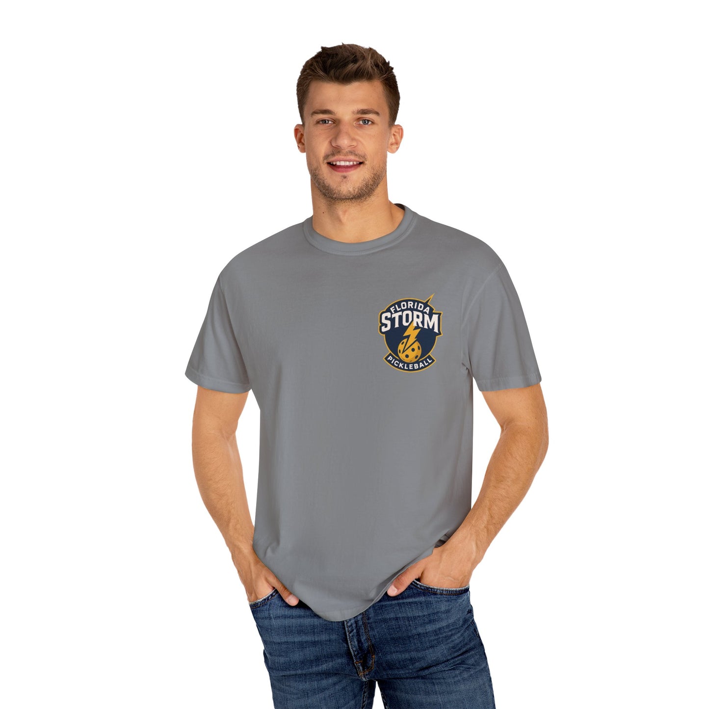 Florida Storm Garment Dyed Unisex T - Add name
