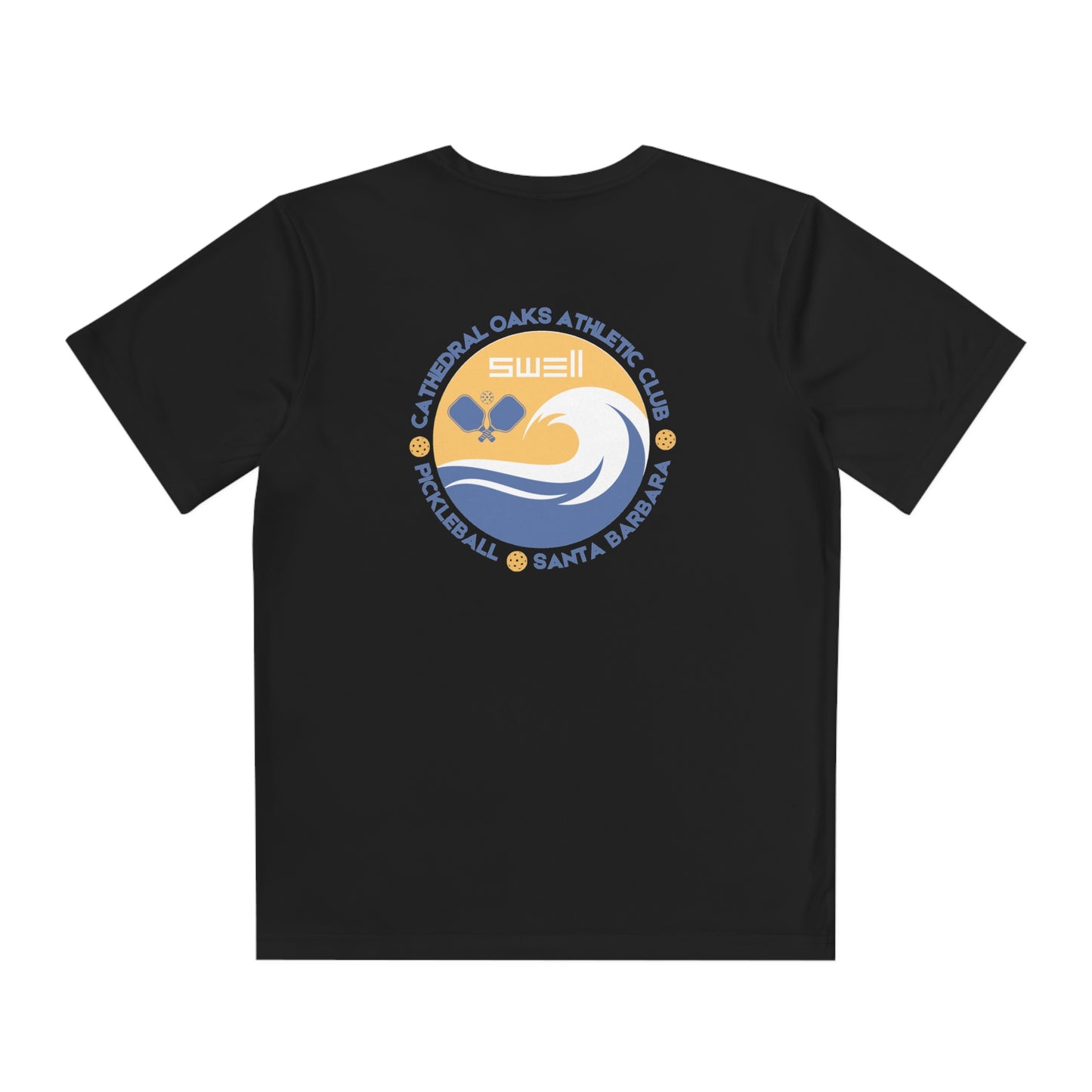 Cathedral Oaks - SWELL - Pickleball -Youth Competitor Tee - can add name
