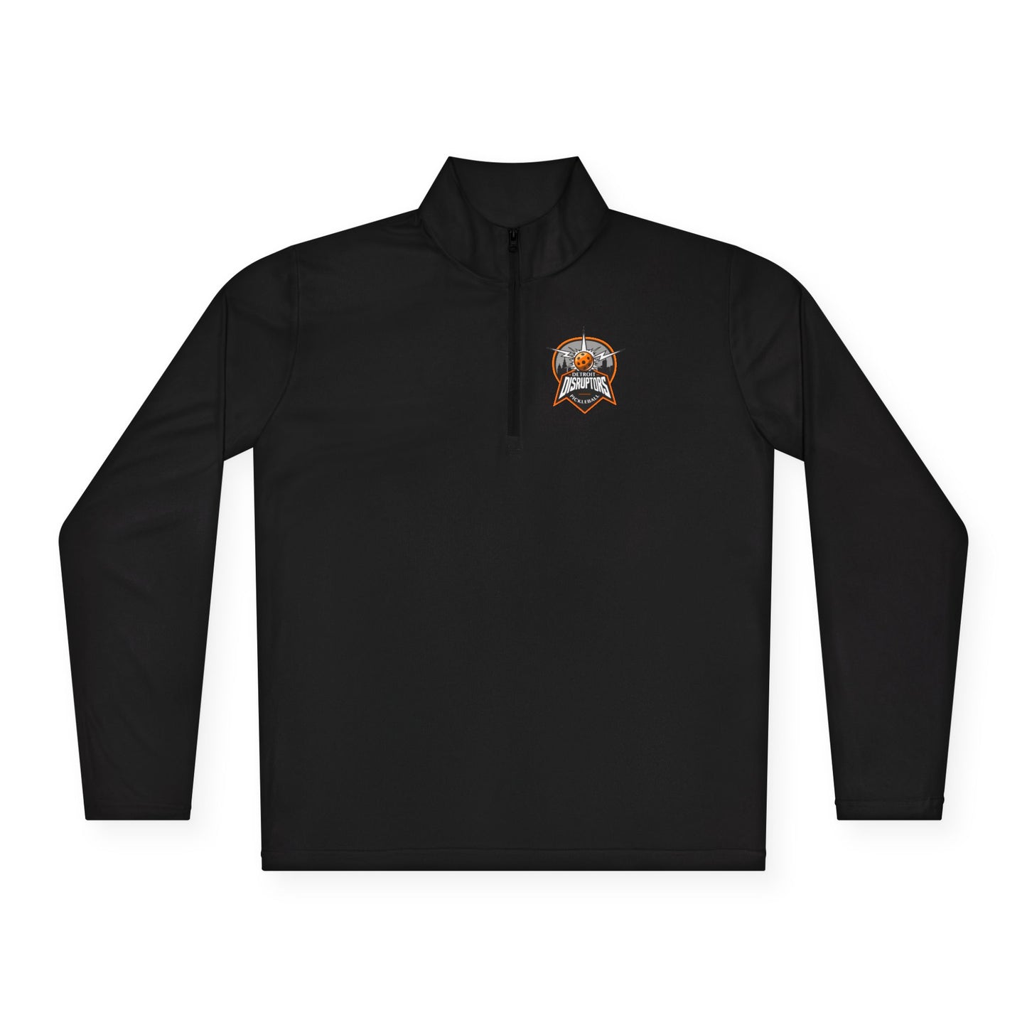 Version 2 -Detroit Disruptors Unisex/Men’s Cut - Customize name back -SPF 40 Quarter-Zip Pullover (add in instructions)