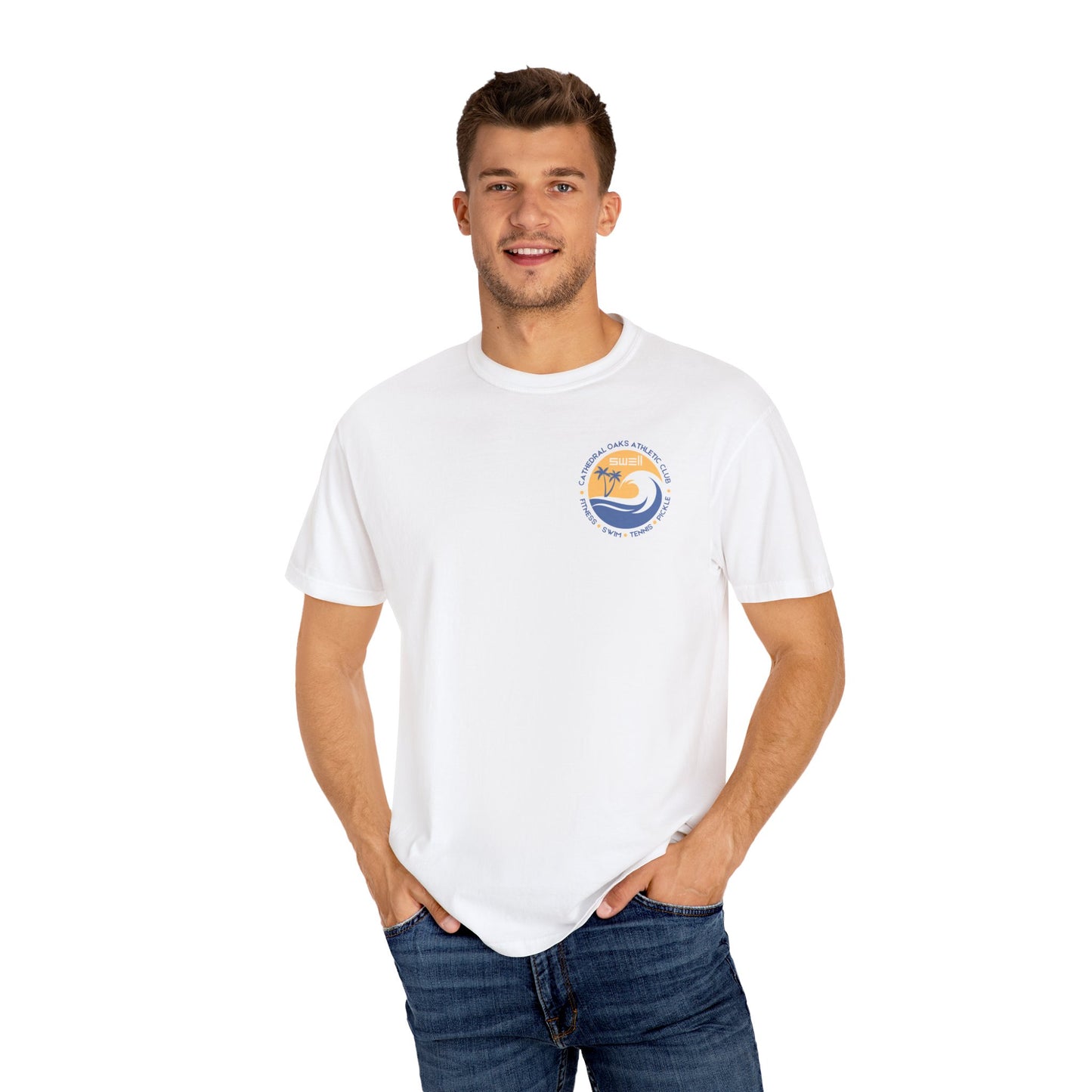Cathedral Oaks Athletic Club - Fitness/Swim/Tennis/Pickle -Unisex Garment-Dyed T-shirt