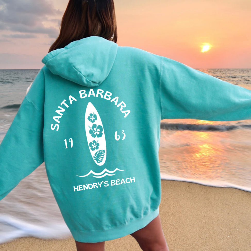 Santa Barbara - Hendry’s Beach -Hoodie - Comfort Colors