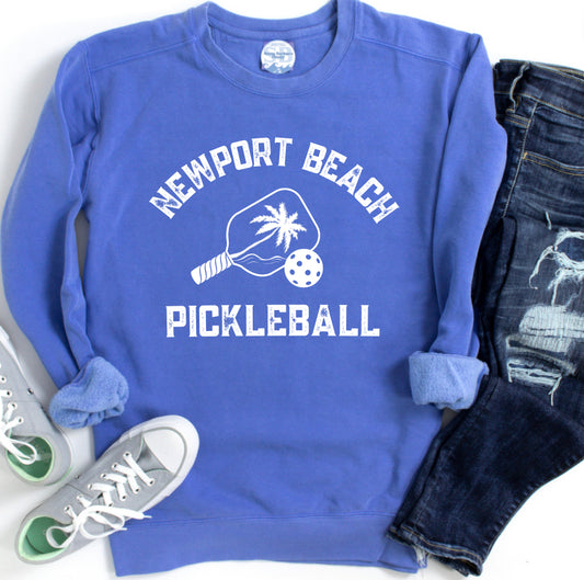 Newport Beach Pickleball Crews-  Comfort Colors