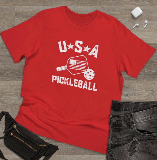 USA Pickleball Unisex Deluxe T-shirt