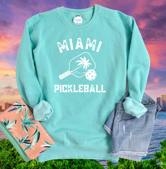 Miami Pickleball  Crew - Comfort Colors